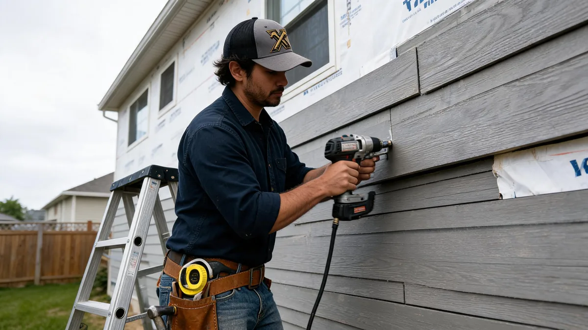 Storm-grade siding installation on a Frisco TX home in Collin County